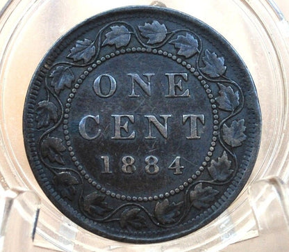 1884 Canadian Cent - Choose by Coin / Grade, Nice Coin - 1884 Penny Canada 1 Cent 1884