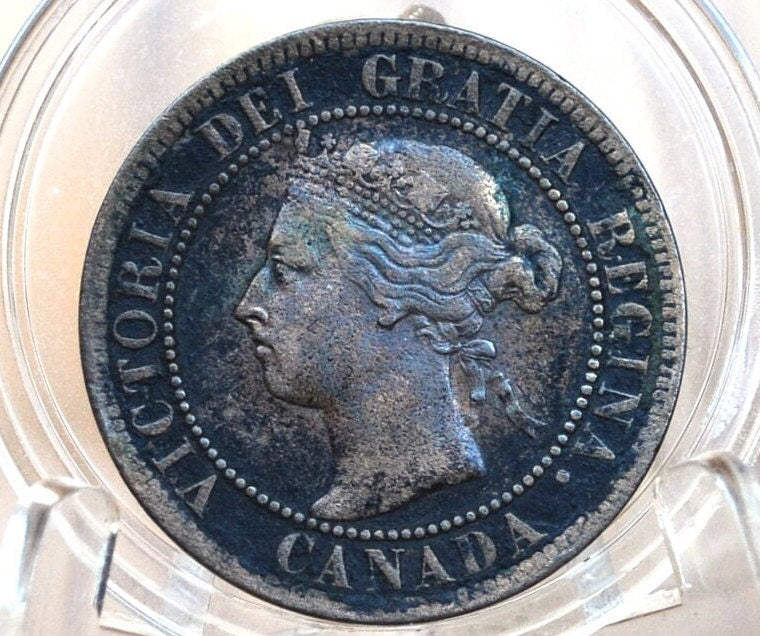 1894 Canadian Cent - XF (Extremely Fine), Great Details - 1894 Penny Canada 1 Cent 1894