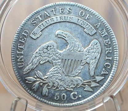 1836 Capped Bust Half Dollar - VF30+ (Very Fine Plus); Great Detail - 1836 Half Dollar US Half Dollar 1836 Early American Coin