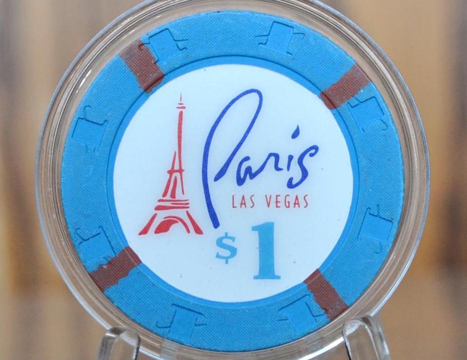 Vintage Paris Casino Las Vegas 1 Dollar Chip - Iconic Casinos - Vegas Strip -