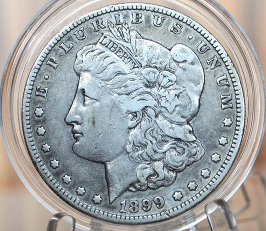 1899-S Morgan Silver Dollar - Choose By Grade / Condition - 1899 S Morgan Dollar - Silver Dollar 1899 S - S Mint Mark - Better Date