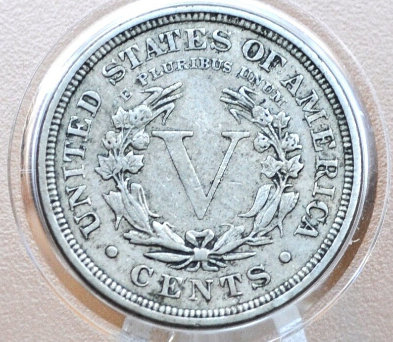 1912 Liberty Head Nickel 1912 V Nickel - Choose by Grade - Liberty Nickel - Barber Design - 1912 Nickel - Collectible, Great for Jewelry