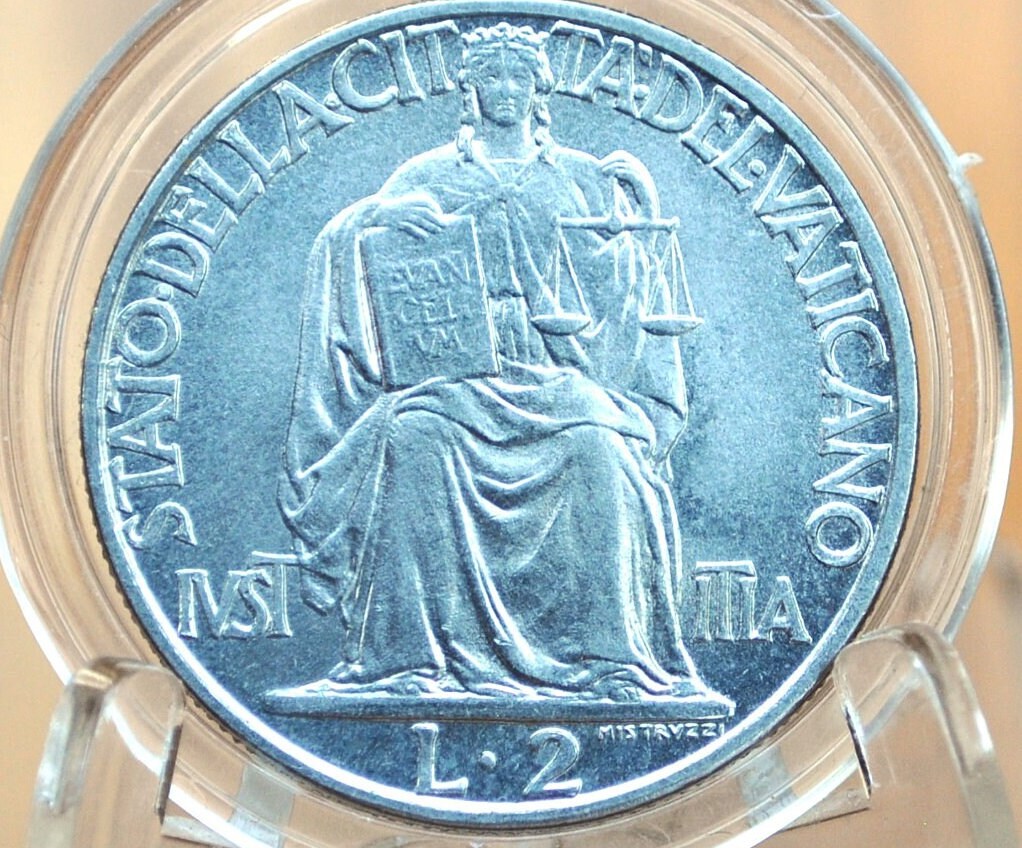 Vatican Coins - BU, Great Conditions, Beautiful Different Designs and Types - Two Lira 1941 Vatican Coin 1940 1 Lira 20 Centesimi