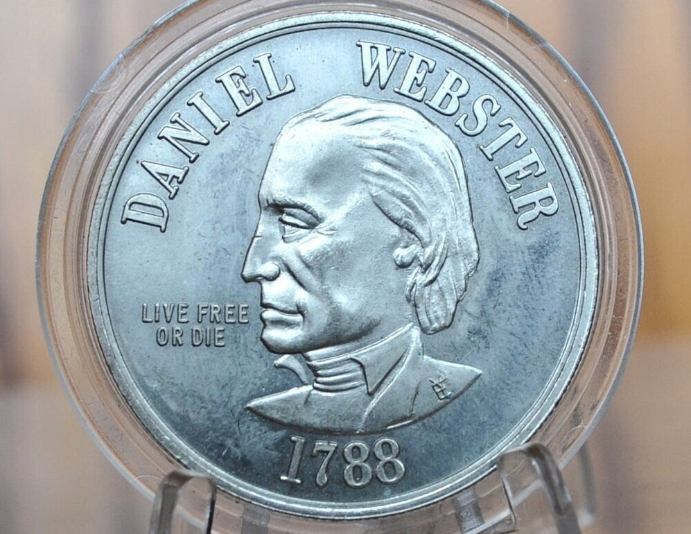 Secretary of State and New Hampshire Congressman Daniel Webster Commemorative Coin - State of New Hampshire Coin -