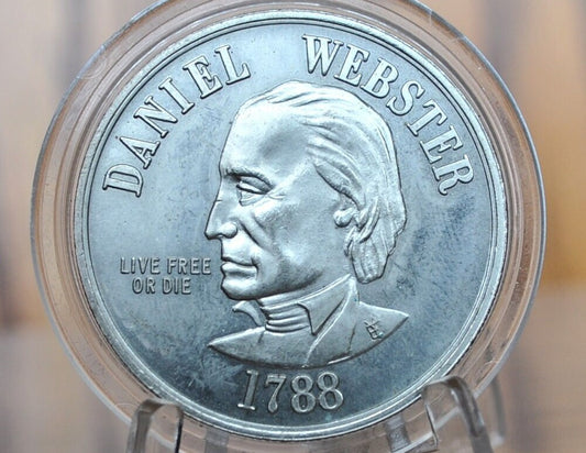 Secretary of State and New Hampshire Congressman Daniel Webster Commemorative Coin - State of New Hampshire Coin -