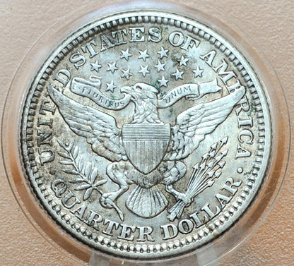 1914 Barber Silver Quarter - AU Details, Cleaned - Stunning Amount of Detail at an Affordable Price -1914 Quarter 1914 Silver Quarter