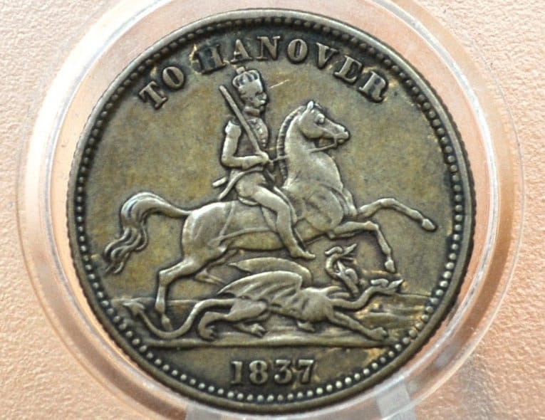 Rare 1852 Cumberland Jack Token - 1837 Reverse - XF/AU Condition -