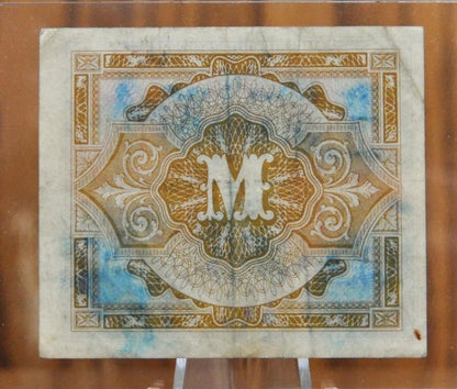 1944 Germany 1 Mark Paper Note - Allied Military WWII Issue - 1944 German One Mark Eine Mark Allied Military Banknote 1944 - P#192a