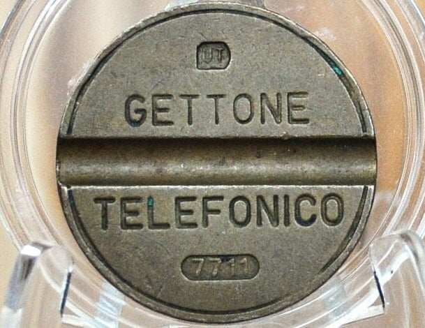 Vintage Italian Telephone Coin - Gettone Telefonico - Date Varieties - Great Birthday or Anniversary Gift! Vintage Telephone Tokens.