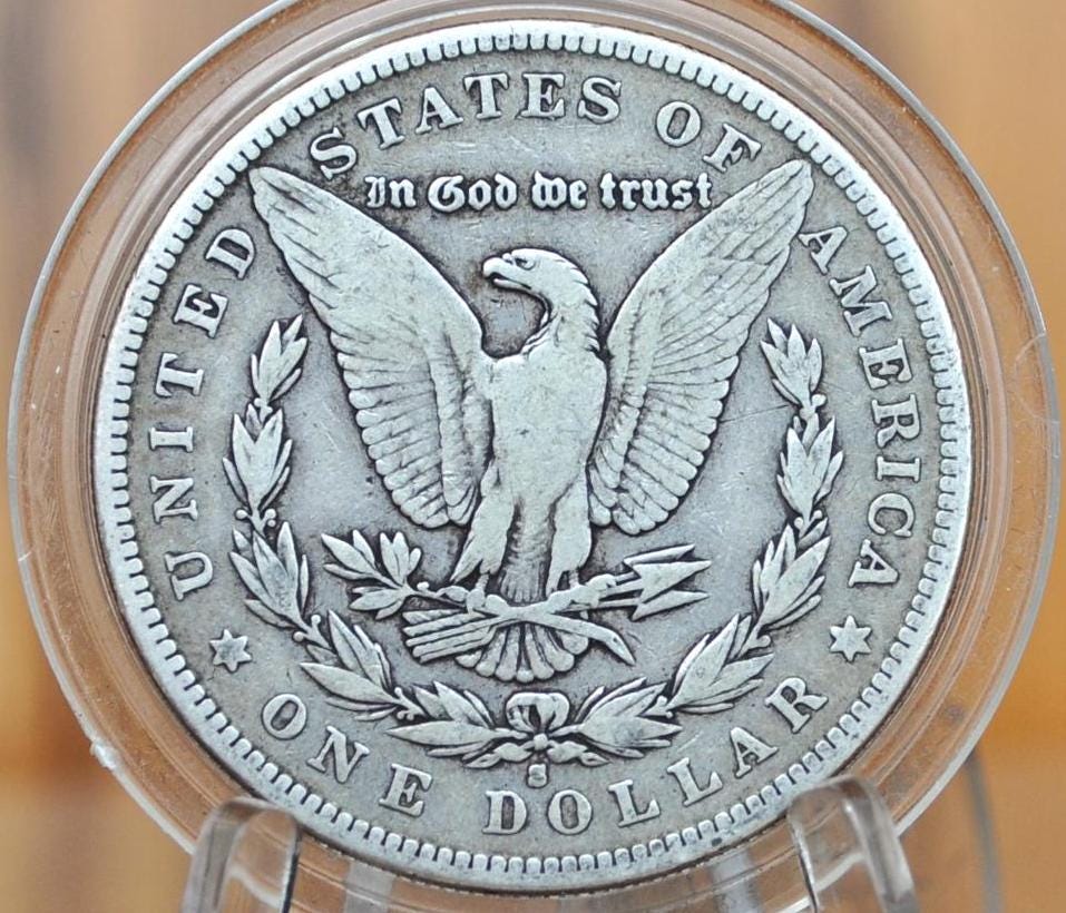 1885-S Morgan Silver Dollar - VF (Very Fine), Great Coin, Tough Date! - 1885 S Morgan Dollar Silver Dollar 1885S - Low Mintage Date