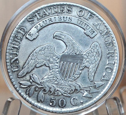 1830 Capped Bust Half Dollar - AU; Great Coin, 1830 Half Dollar US Half Dollar 1830, Rare Early Half, Early American Coin