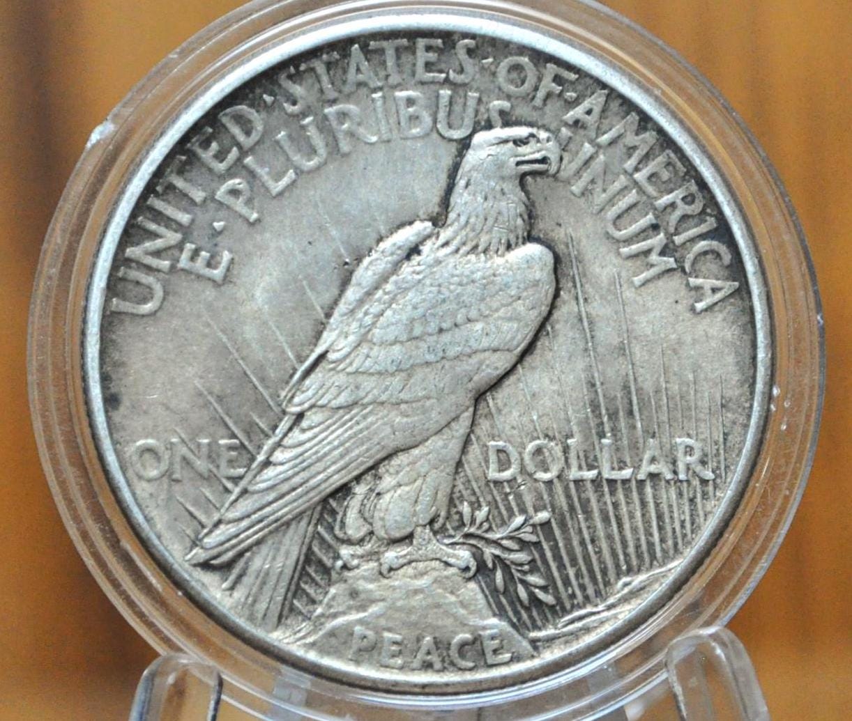 1921 Peace Silver Dollar - Choice AU (About Uncirculated) Grade / Condition 1921 High Relief Peace Dollar Silver - Very High Grade, Rare