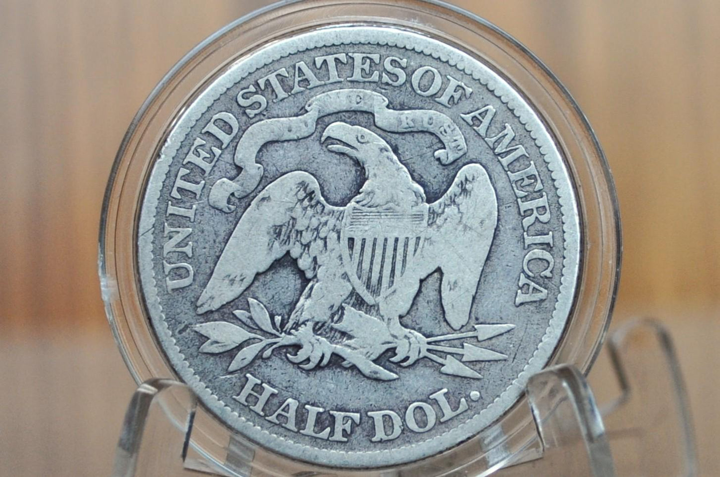 1878 Seated Liberty Half Dollar - VG Grade / Condition - 1878 Liberty Seated Silver Half Dollar 1878 Half - Authentic, Better Date!