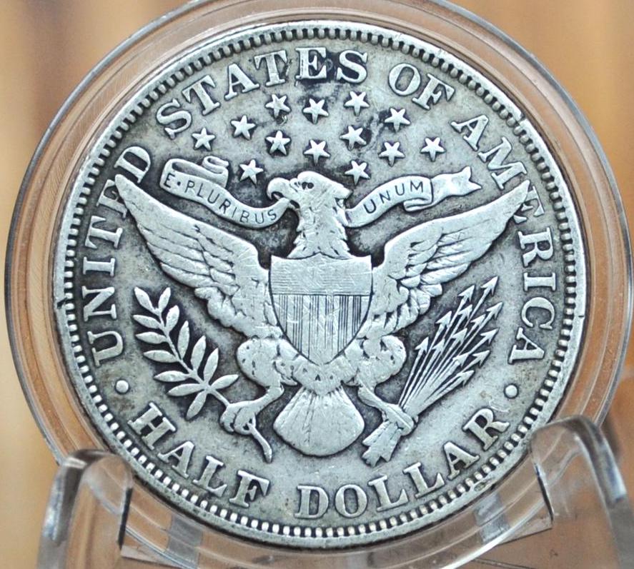 1903 Barber Silver Half Dollar - VF (Very Fine) Grade / Condition - 1903 P Silver Half Dollar 1903 Barber Half 1903P Half Dollar, Nice Coin