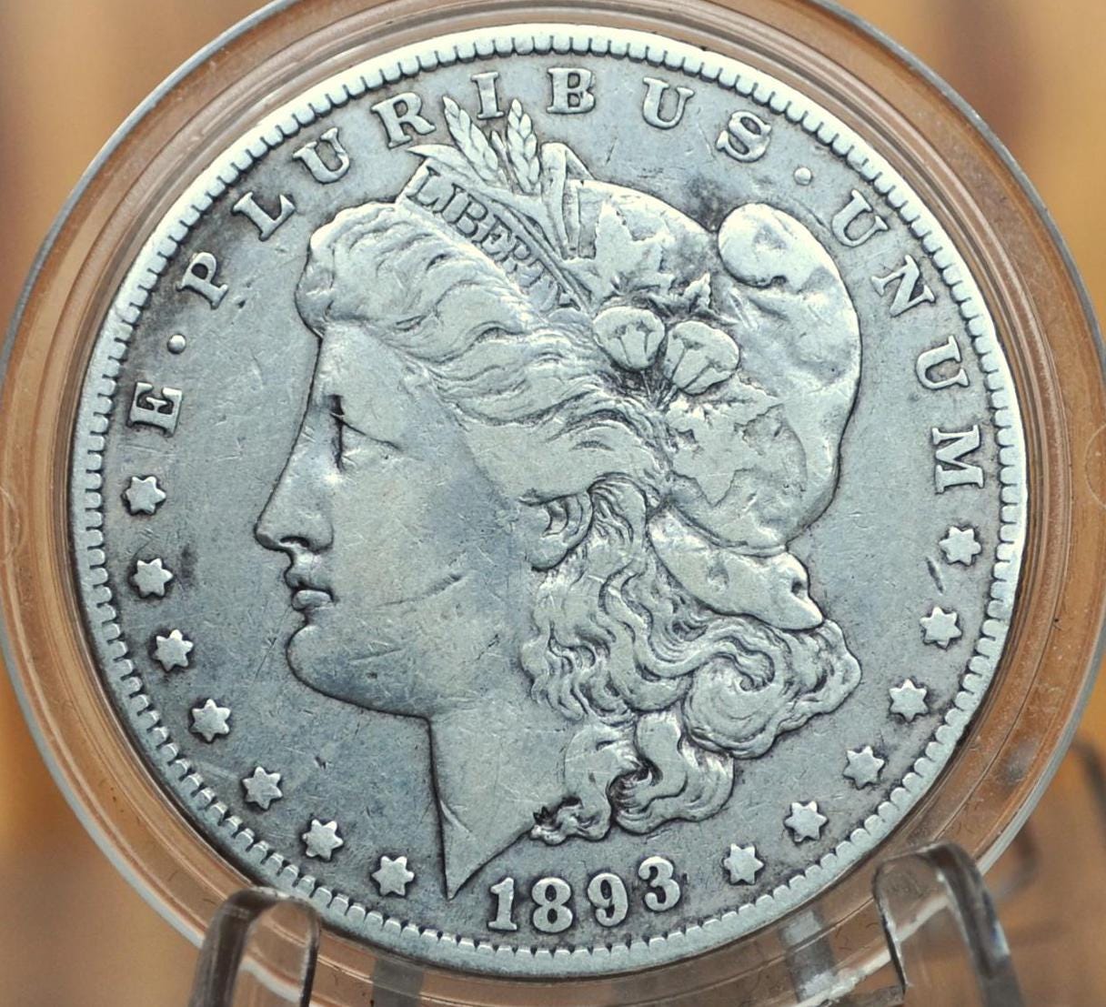 1893-O Morgan Dollar - VF (Very Fine) Grade / Condition - 1893 O Morgan Silver Dollar 1893O Silver Dollar 1893 O Morgan Dollar - Tough Date