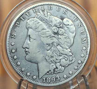 1893-O Morgan Dollar - VF (Very Fine) Grade / Condition - 1893 O Morgan Silver Dollar 1893O Silver Dollar 1893 O Morgan Dollar - Tough Date