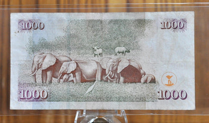 2010 Central Bank of Kenya 1000 Shillings Bank Note - African Paper Money, 16.7.2010 - 2010 Kenya One Thousand Shillings Note - P#51e