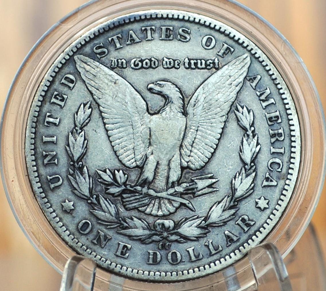 1890-CC Morgan Dollar - XF Grade / Condition - Carson City Mint - 1890CC Morgan Silver Dollar 1890 CC Mint Dollar 1890 Silver Dollar