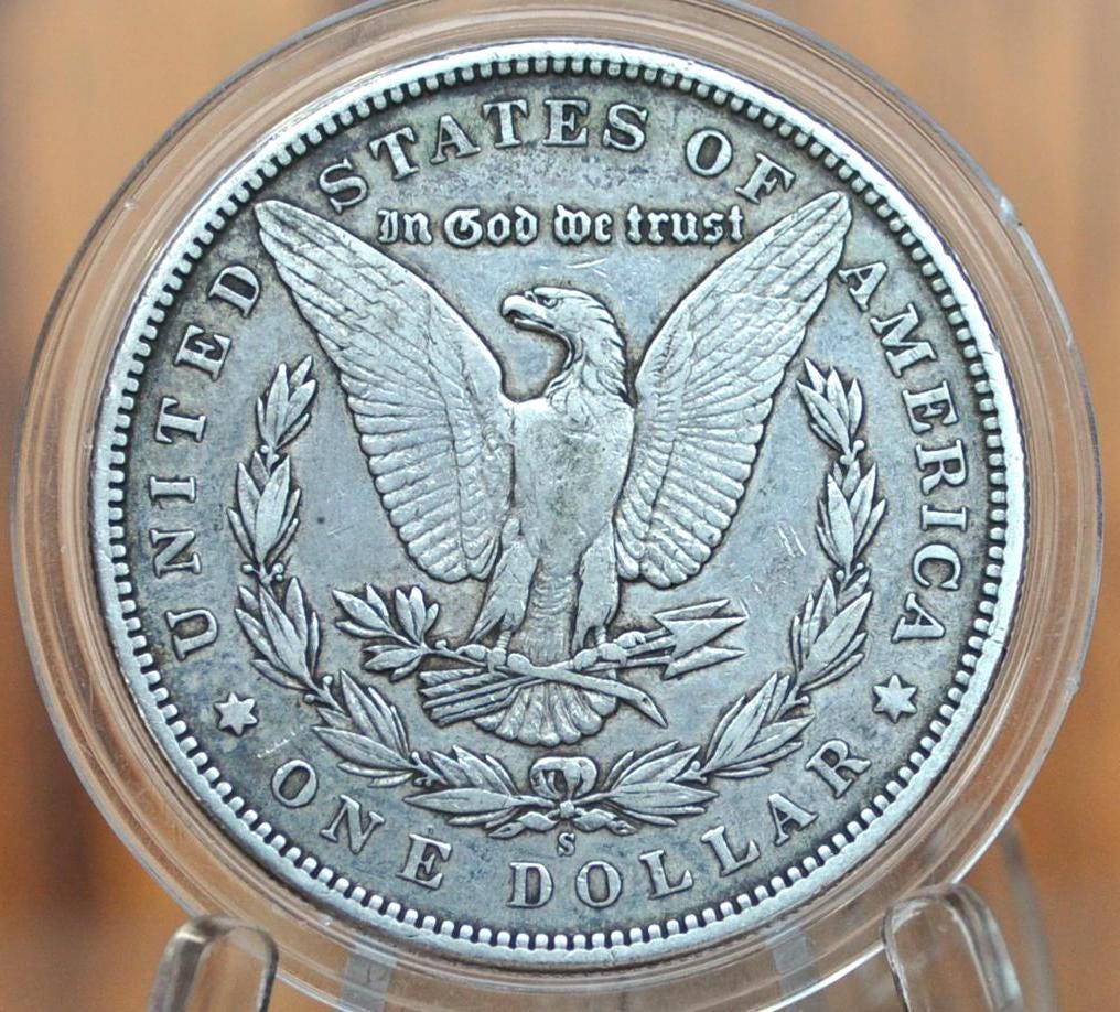 1896-S Morgan Silver Dollar - XF Grade / Condition - Great Date and Mint - San Francisco Mint 1896 Morgan Dollar 1896S Morgan