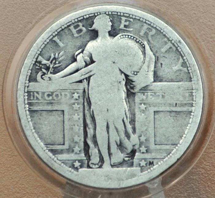 1917 Standing Liberty Quarter Type I (type one) - Choose by Grade / Condition - 1917 Standing Liberty Quarter Type 1