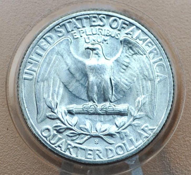 1945-S Washington Silver Quarter - F-AU (Fine to About Uncirculated) Grade / Condition - San Francisco Mint - 1945 S Silver Quarter 1945 S