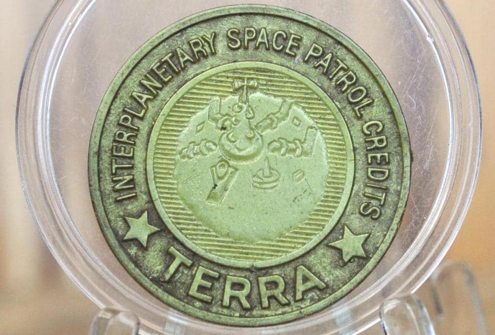 1950's Interplanetary Space Patrol Credits, 50 Terra Credits, Plastic, Ralston Cereal Tv Show, 50 Space Patrol Credits Terra, Hard to Find!