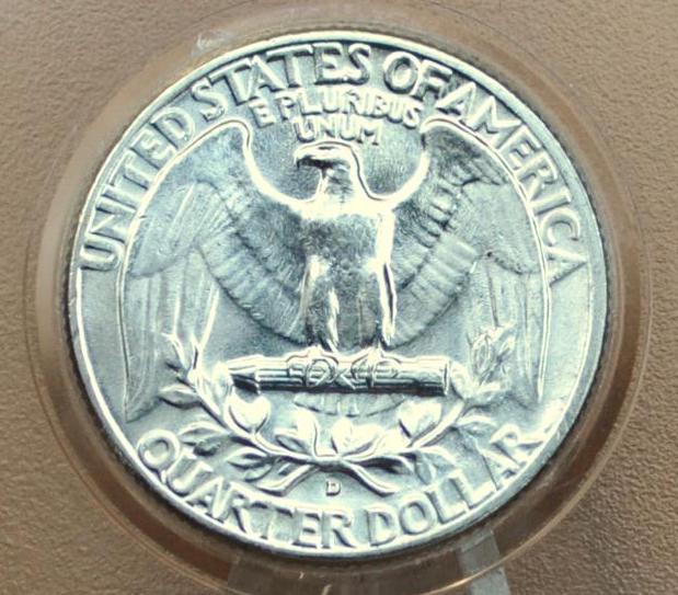 1951 D Washington Silver Quarter - Denver Mint