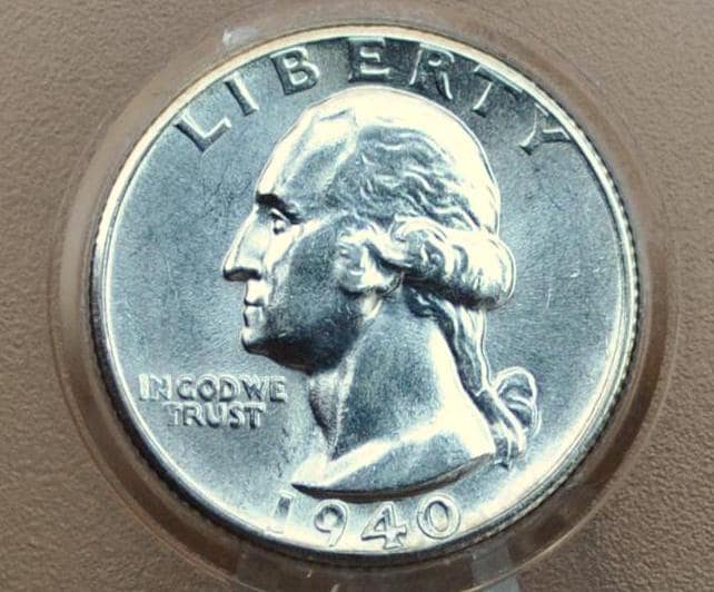 1940 Washington Silver Quarter - Choose by Grade / Condition - Philadelphia Mint 1940 Quarter 1940 P