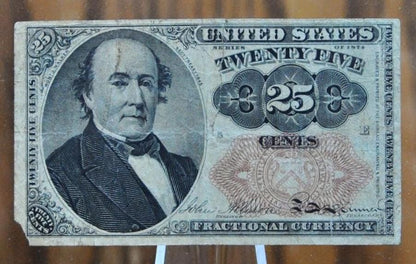 1874 25 Cent Fractional Currency / 1874 Fractional Currency - Fifth Issue Fractional Currency - Choose Grade / Condition - Fr#1308-1309