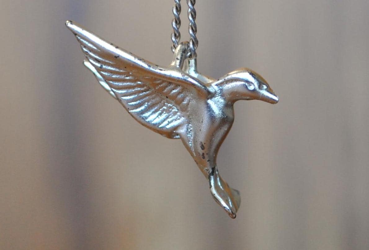 Beautiful Sterling Silver Hummingbird Charm! Great Piece, Lovely, Hummingbird Jewelry - Could be used as a charm or pendant!