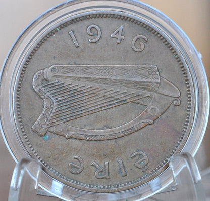 Irish 1 Penny Coins! - Choose by Date - Vintage Irish One Cent Coin Ireland - Hen with Chicks Design - Great for Gifts, Jewelry, 30's 40's+