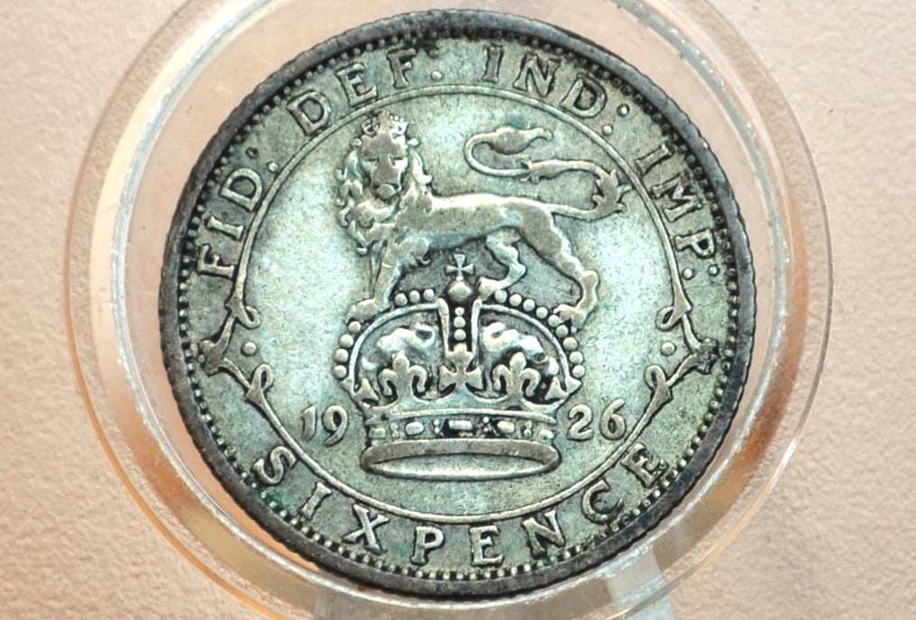 1940s 50s and 60s 6 Pence Great Britain - Choose by Date! - Queen Elizabeth II - Birthdays, Jewelry, Weddings - Sixpence UK Six Pence