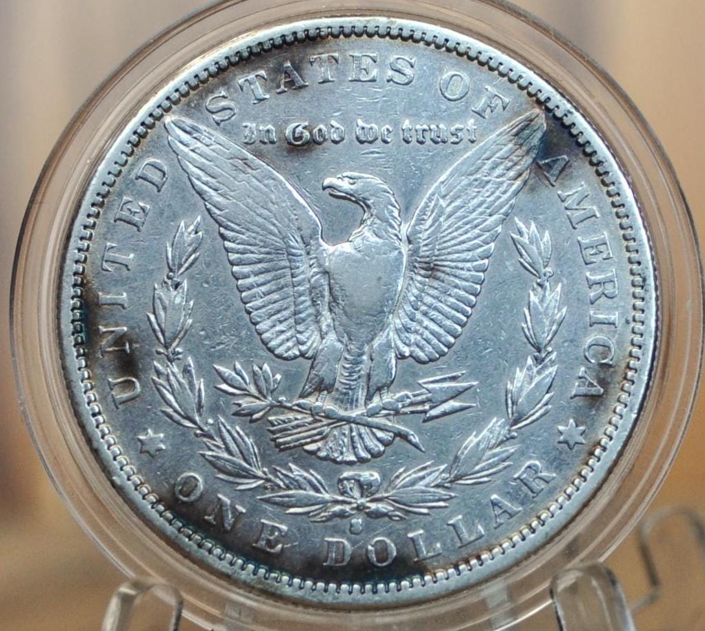 1884-S Morgan Silver Dollar - XF Detail, Cleaned - Semi-Key Date - San Francisco Mint - 1884 S Mint Morgan Dollar 1884S, Low Mintage