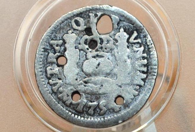 1754 Spanish 1/2 Real - Mexico as a Spanish Colony - Early Colonial Era Coin - Pirate Coin - 1754 Half Real Pillar Type