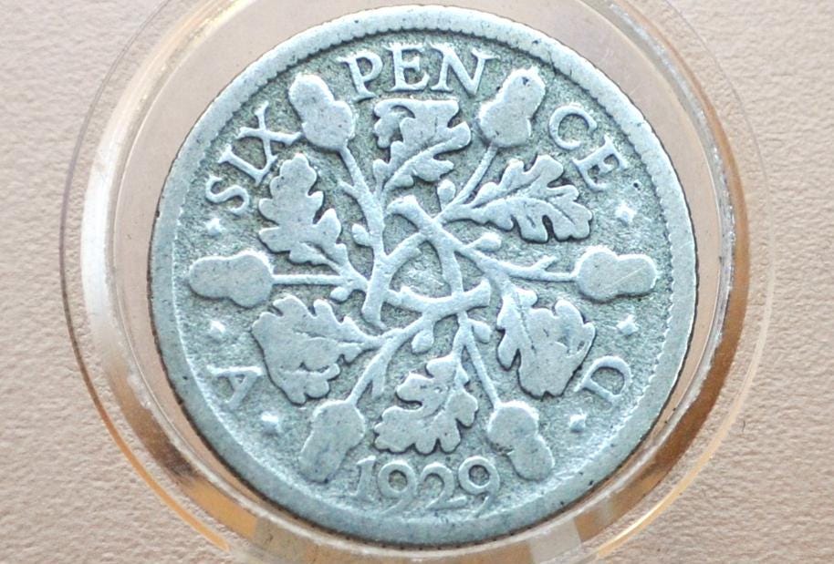 1940s 50s and 60s 6 Pence Great Britain - Choose by Date! - Queen Elizabeth II - Birthdays, Jewelry, Weddings - Sixpence UK Six Pence