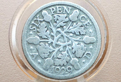 6 Pence Great Britain, Choose by Date! 1910s 20s 30s 40s 50s & 60s- Queen Elizabeth - Birthdays, Jewelry, Weddings Sixpence UK Six Pence
