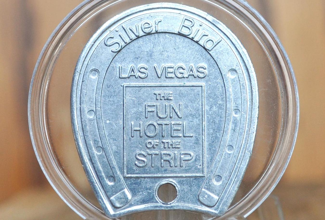 Silver Bird Hotel and Casino Good Luck Token - The Fun Hotel of the Strip - Vintage Las Vegas Good Luck Piece