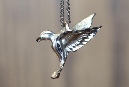 Beautiful Sterling Silver Hummingbird Charm! Great Piece, Lovely, Hummingbird Jewelry - Could be used as a charm or pendant!