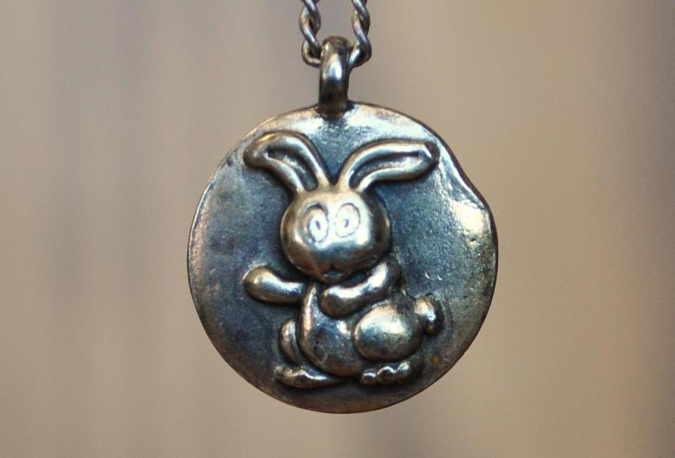 Authentic Pandora Rabbit Charm! Great Piece, Lovely, Older Style - Pandora Silver Charm / Pandora Rabbit Charm