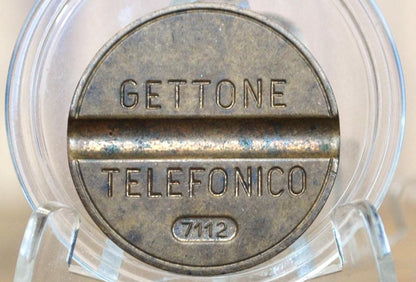 Vintage Italian Telephone Coin - Gettone Telefonico - Date Varieties - Great Birthday or Anniversary Gift! Vintage Telephone Tokens.