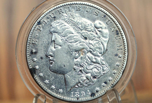 1894-O Morgan Silver Dollar - XF+ Detail, Cleaned - New Orleans Mint - 1894 O Morgan Dollar - 1894 Silver Dollar, Authentic