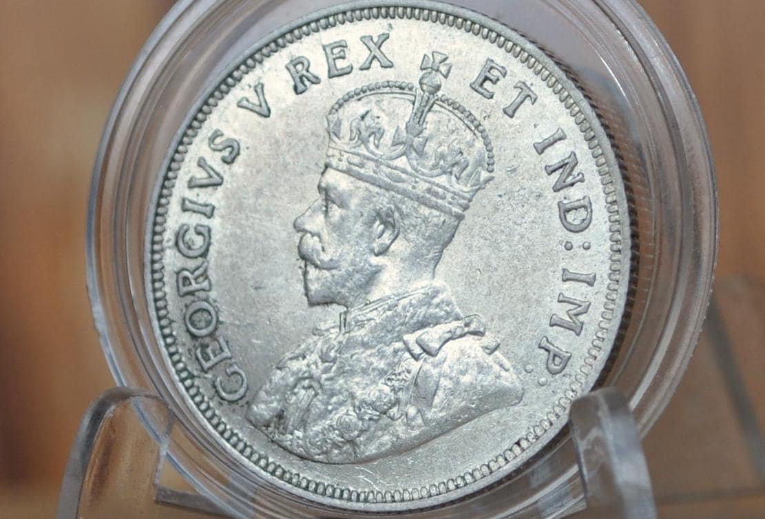 1925 East Africa Silver 1 Shilling - Choice AU Condition - One Shilling East Africa 1925 UK Issue East Africa