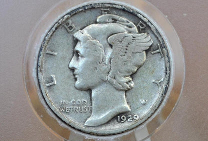 1929-S Mercury Dime - Choose by Grade / Condition - San Francisco Mint - 1929S Mercury Dime - 1929 Dime - Silver Dime