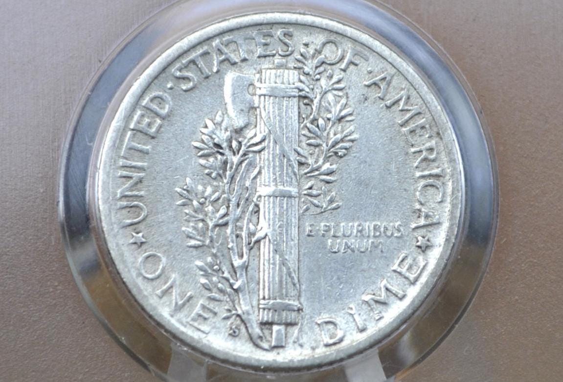 1929-S Mercury Dime - Choose by Grade / Condition - San Francisco Mint - 1929S Mercury Dime - 1929 Dime - Silver Dime