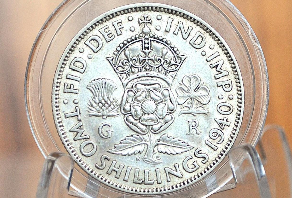 Great Britain Florins, 1900s - Choose by Date and Grade - Silver 1 Florin United Kingdom, Many to choose from! Silver Florins, 2 Shillings