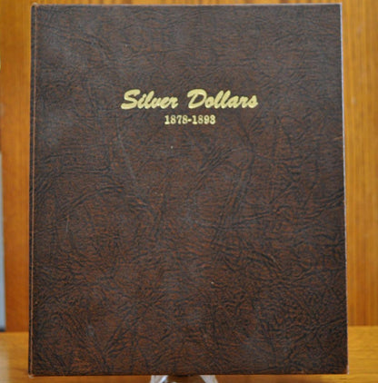 Dansco Silver Dollars Album 1878-1893, Used, No. 7173 Morgan Silver Dollars, Dansco Album