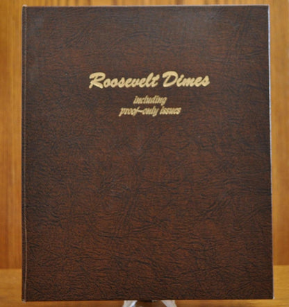 Dansco Roosevelt Dime Album 1946-1997-S, No. 8125 Dansco Album Roosevelt Dimes - Like New.