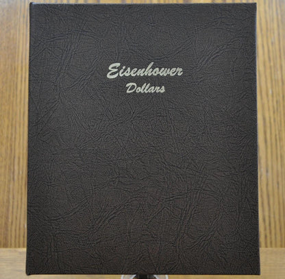 Dansco Album No. 7176, Eisenhower Dollar Album, Used-Like New, No. 7176 Eisenhower Dollars Collection Album Dansco Album 7176