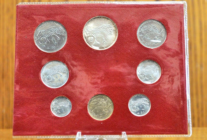 1969 Vatican Coin Set, Original Packaging, 1969 Vatican Coins, Vatican Mint Set, Italy Mint Set, Vatican City Divisionale Year VII Coins Set