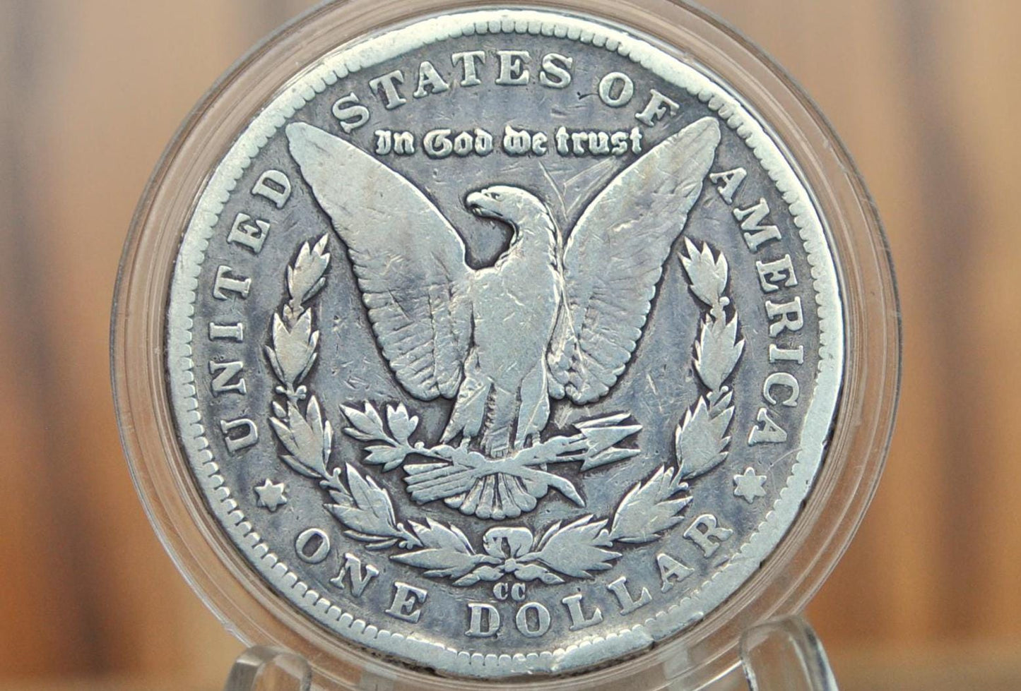 Authentic 1893 CC Morgan Dollar - 1893 Carson City Mint Silver Dollar - 1893CC Morgan Silver Dollar - Tough Date!